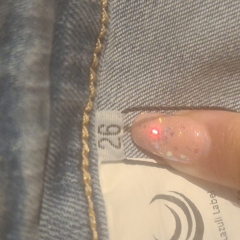Lazuli Label Denim Distressed bootcut split hem - Picture 12 of 12